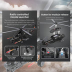CADA Z-10 Kit de construcción de helicóptero motorizado – 989 piezas con batería recargable, motores duales, controlador de 2.4 GHz – Juego de helicóptero de ladrillo RC compatible con las principales