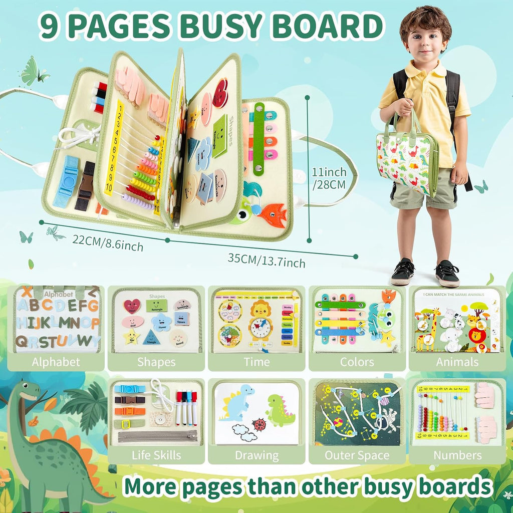 Juguete de viaje Montessori para niños pequeños