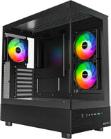 MONTECH XR-B, chasis para PC de torre media ATX Gaming, ventiladore...