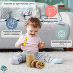 OAR Juguetes Montessori de madera para bebés y niños pequeños 1-3,...