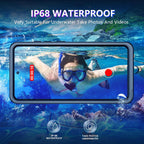 Temdan Funda impermeable diseñada para Samsung Galaxy S26 Ultra, lente y protector de pantalla integrados de grado militar, a prueba de golpes, a prueba de caídas, IP68 bajo el agua, carcasa completa para Galaxy S26 Ultra de 6.9 pulgadas, color negro