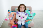 Furlings Finley - Muñeco de peluche interactivo de 13 pulgadas, más de 80 sonidos y animaciones, regalo para niñas y niños de 3 años en adelante