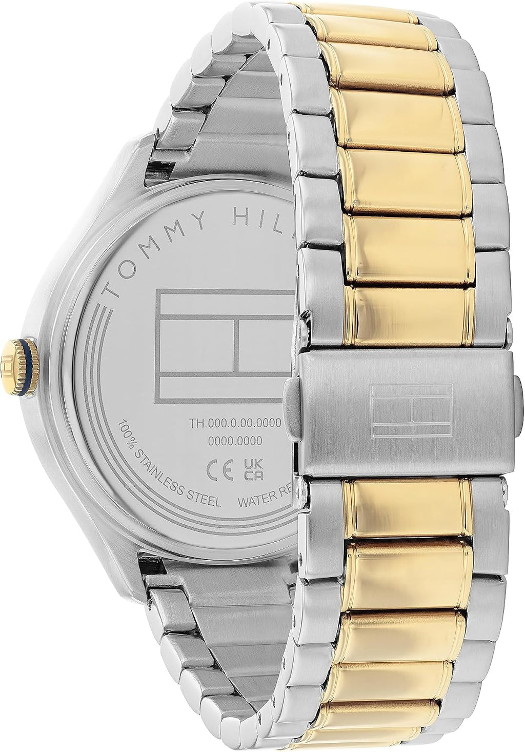 Reloj Tommy Hilfiger para mujer con movimiento de cuarzo, multifunción, esfera texturizada y bisel con cristales – Regalo para ella