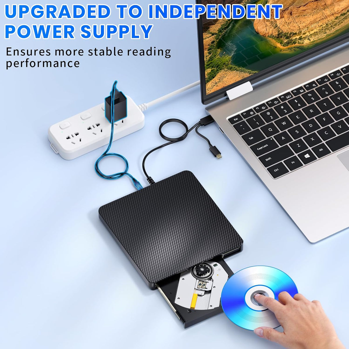 Dainty Reproductor de unidades Blu ray externas lectura compatible...