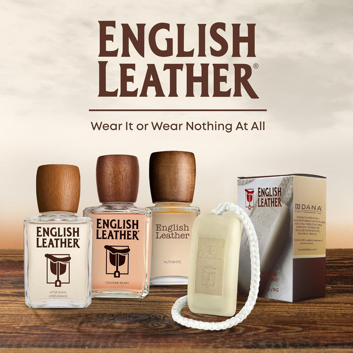Cuero inglés de Dana para hombre. Para después del afeitado, 3,4 onzas