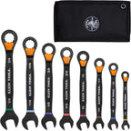 Klein Tools 69508 - Juego de llaves combinadas de trinquete, cerradura