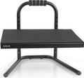 Lámpara VIVO Reposapiés ergonómico ajustable en altura con plataforma de alivio, taburete elevado para estación de trabajo cómoda de sentarse a pararse, superficie antideslizante, portátil, para uso en casa