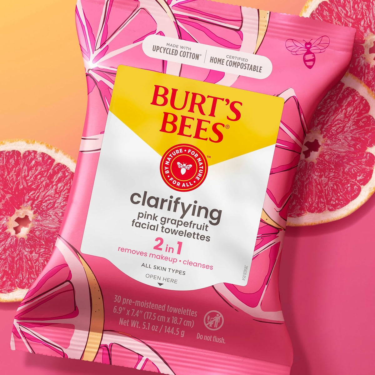 Toallitas de limpieza facial para piel sensible de Burt\u2019s Bees