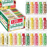 DMSKY Paquete de 120 bálsamos labiales, bálsamo labial natural a gr...