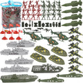3 otters Set de 360 FIGURAS de Soldados, Figuras de Acción Militares con Portaaviones