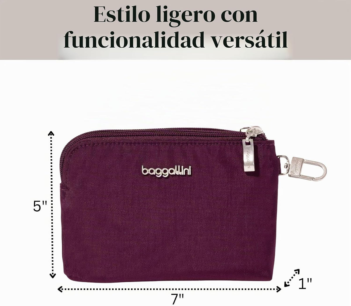 Baggallini Bolsa RFID diaria para llevar