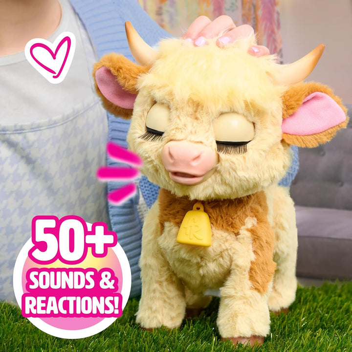 Just Play FurReal Maggie The Feed Follow Cow - Mini vaca