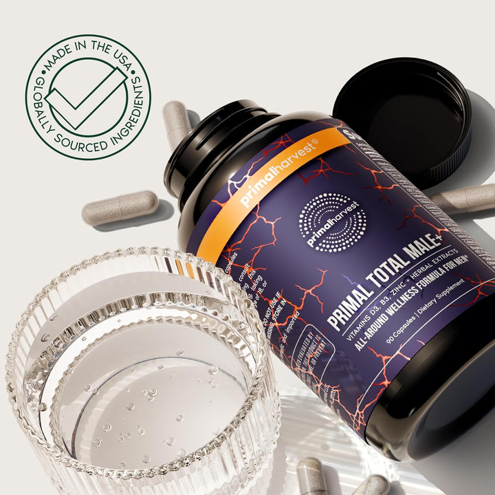 Primal Harvest Total Male+ Multivitamínico para Hombres Vitaminas,...