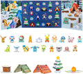 Jazwares Pokemon Holiday Calendar 2026 - Incluye 19 figuras de 2 pulgadas con acabado especial y cinco accesorios únicos