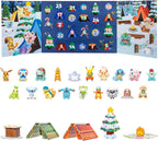 Jazwares Pokemon Holiday Calendar 2026 - Incluye 19 figuras de 2 pulgadas con acabado especial y cinco accesorios únicos