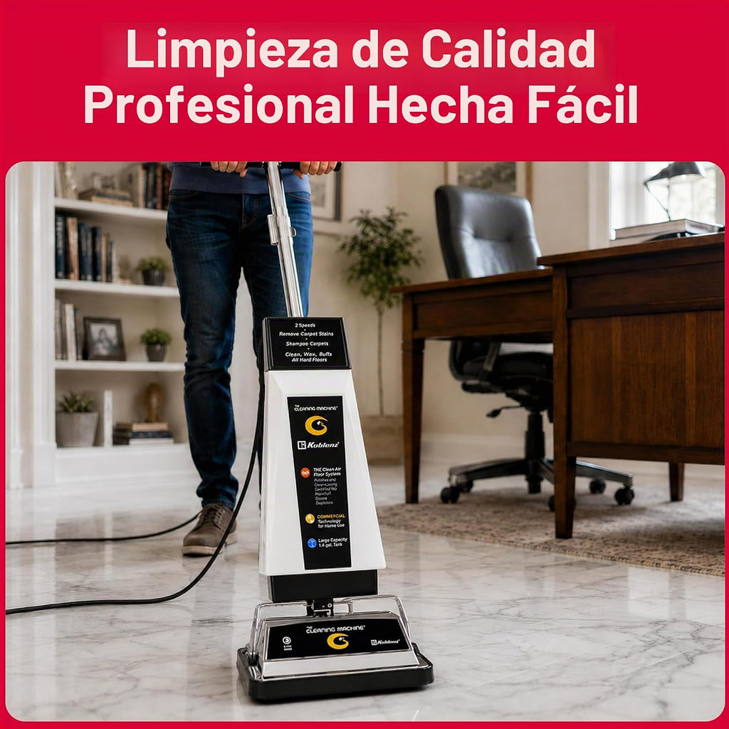 Koblenz P-2600A Máquina de champú para alfombras, pulidora de piso de 12