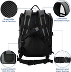 Apollo Walker Mochila transportadora de mascotas para gatos y perros grandes/pequeños, cachorros, características de seguridad y soporte de respaldo acolchado para viajes, senderismo, uso al aire