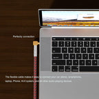 Audiophile - Cable de audio auxiliar de cobre de alta pureza, macho de 0.138 in a macho de 0.138 in, cable auxiliar de audio estéreo chapado en oro (recto a ángulo recto, 6.6 ft)