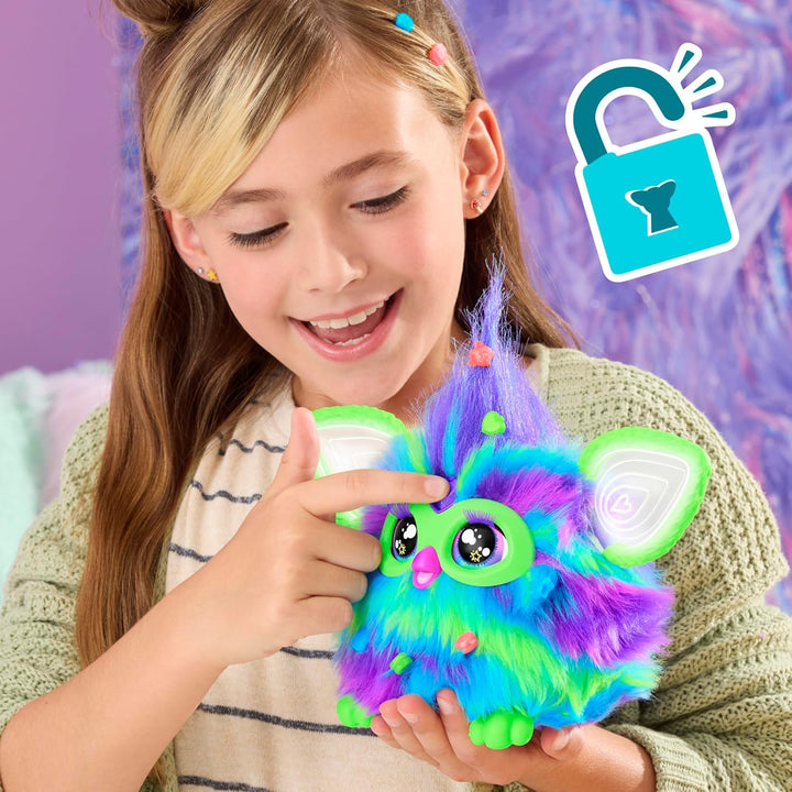 Furby Galaxy brilla en la oscuridad 15 accesorios de moda