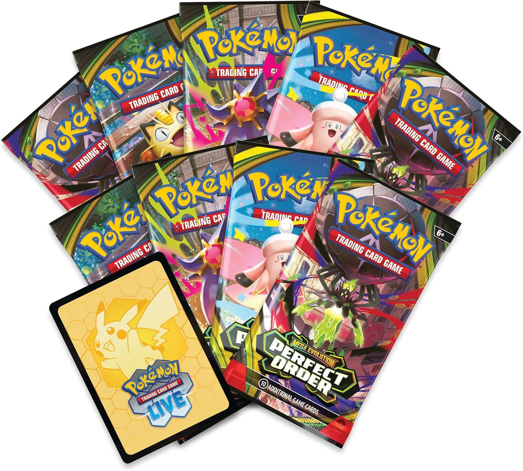 Pokémon TCG: Caja de Entrenador Élite de Mega Evolución—Orden Perfecta