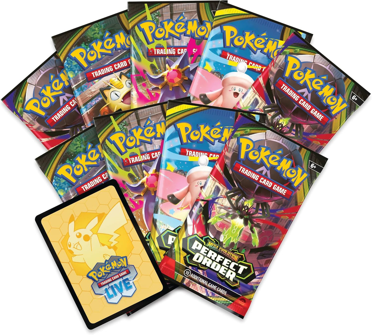 Pokémon TCG: Caja de Entrenador Élite de Mega Evolución—Orden Perfecta