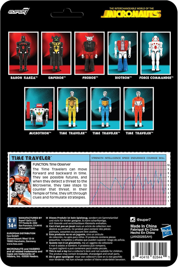 Super7 Micronauts Reaction+ Wave 04 - Figura de acción de viajero e...