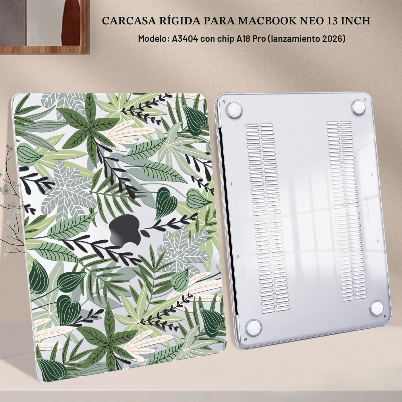 LCMOCICO Funda compatible con MacBook Neo de 13 pulgadas, modelo A3...