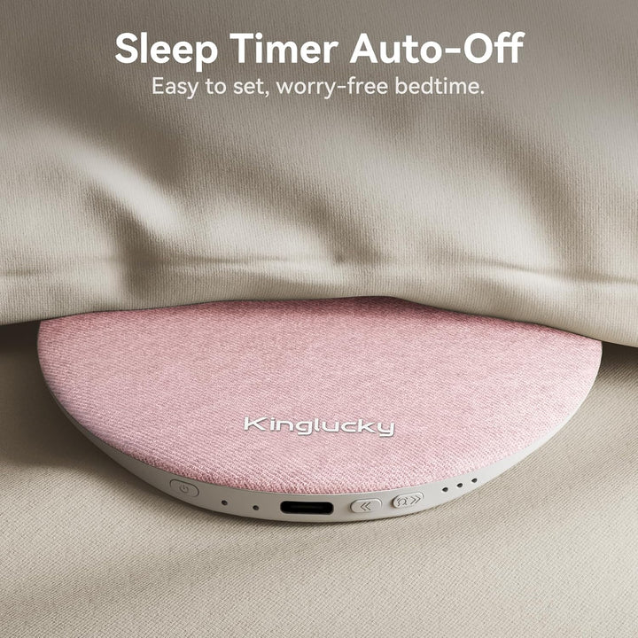 Kinglucky Altavoz de almohada para dormir, mini altavoz Bluetooth d...