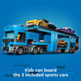 LEGO Camión transportador de autos urbanos con coches