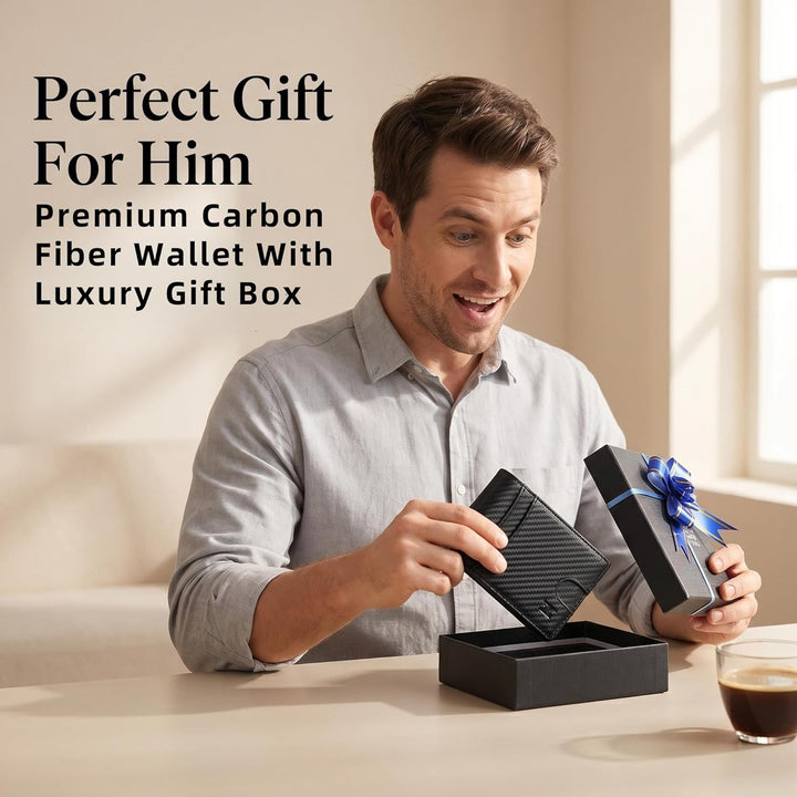 TOPFORGES Cartera para hombre, bloqueo RFID, billetera inteligente...
