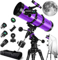 Telescopios reflectores newtonianos 150EQ para adultos con cubierta