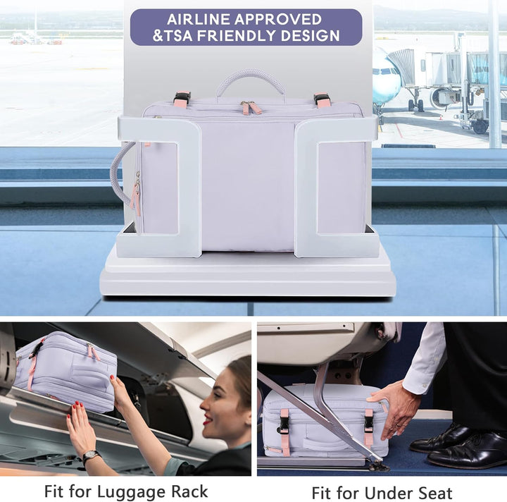 Mochila de viaje de Beraliy aprobada por aerolíneas, para hombres y...