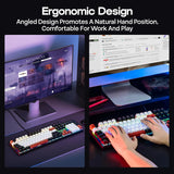 MechLands Aula S500 - Teclado mecánico con cable para juegos, 100%...