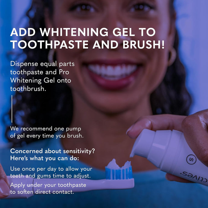 Smileactives Gel Blanqueador Dental para Pasta Dental con Peróxido...