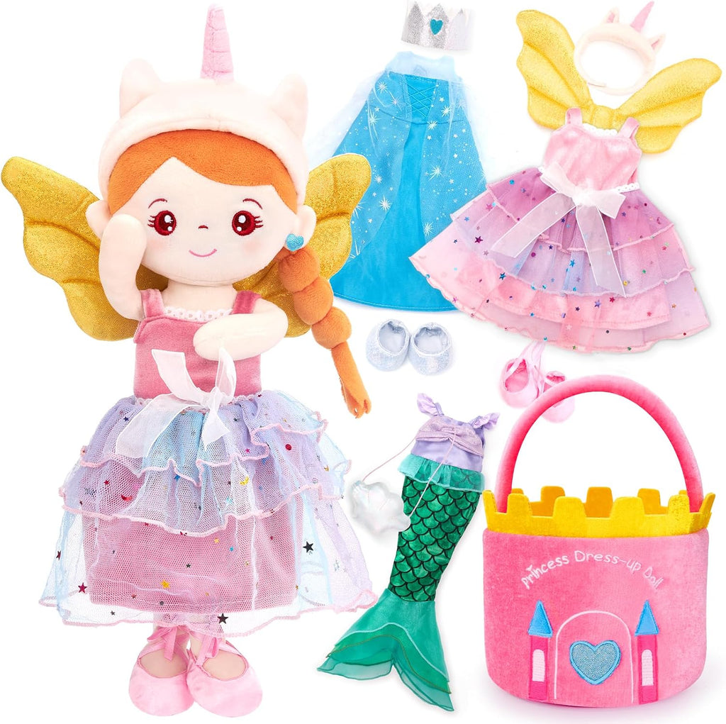 hahaland Juego de muñecas de disfraces – Juguetes de princesa