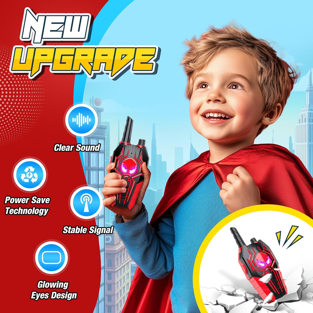 Walkie Talkies recargables para niños: paquete de 3 juguetes Walkie...