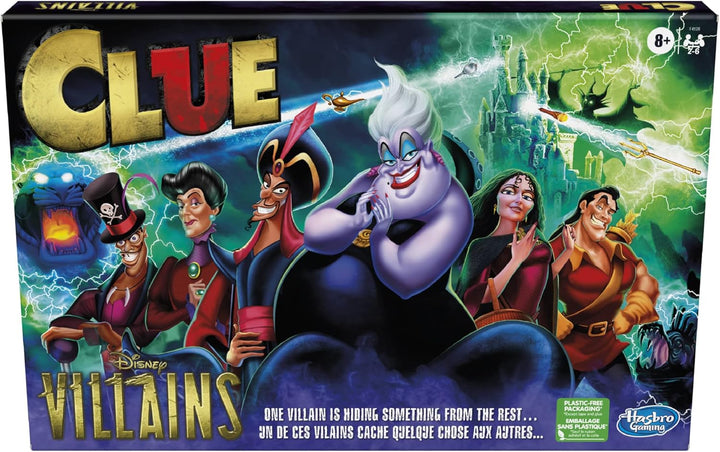 Hasbro Gaming Clue Disney Villains Juego de mesa para