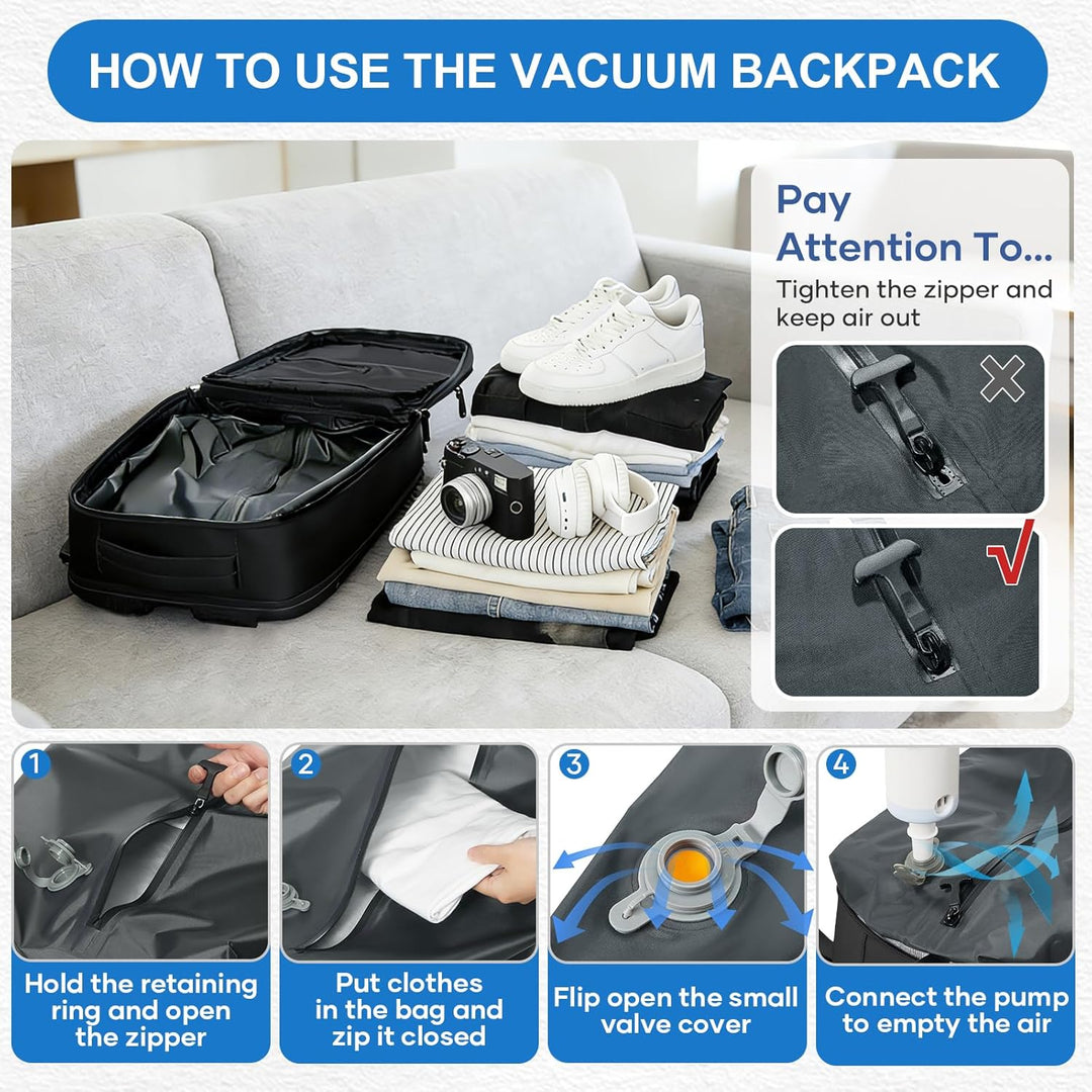 coowoz Mochila de mano para mujeres y hombres, mochila de viaje apr...