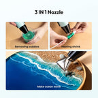 Resiners Pistola de calor para manualidades, mini pistola de calor de 350 W