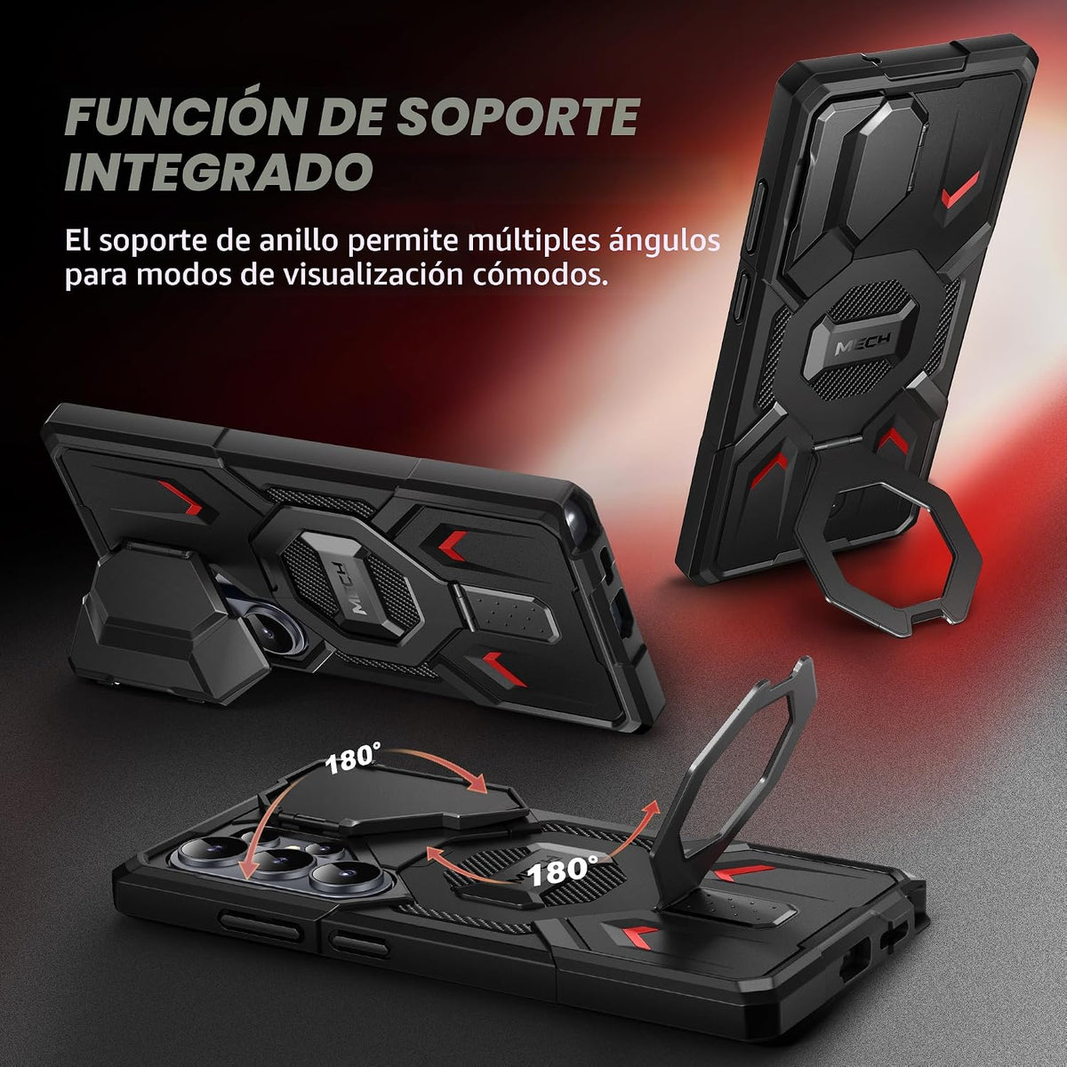 TONGATE Funda con soporte magnético para Samsung Galaxy S26 Ultra, color