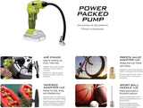 Sun Joe 24V-AJC-AJV-LTE 24V IONMAX Kit de inflador de alto volumen...