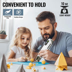 WORKPRO - Mini pistola de calor inalámbrica de 7.2 V, calentamiento rápido
