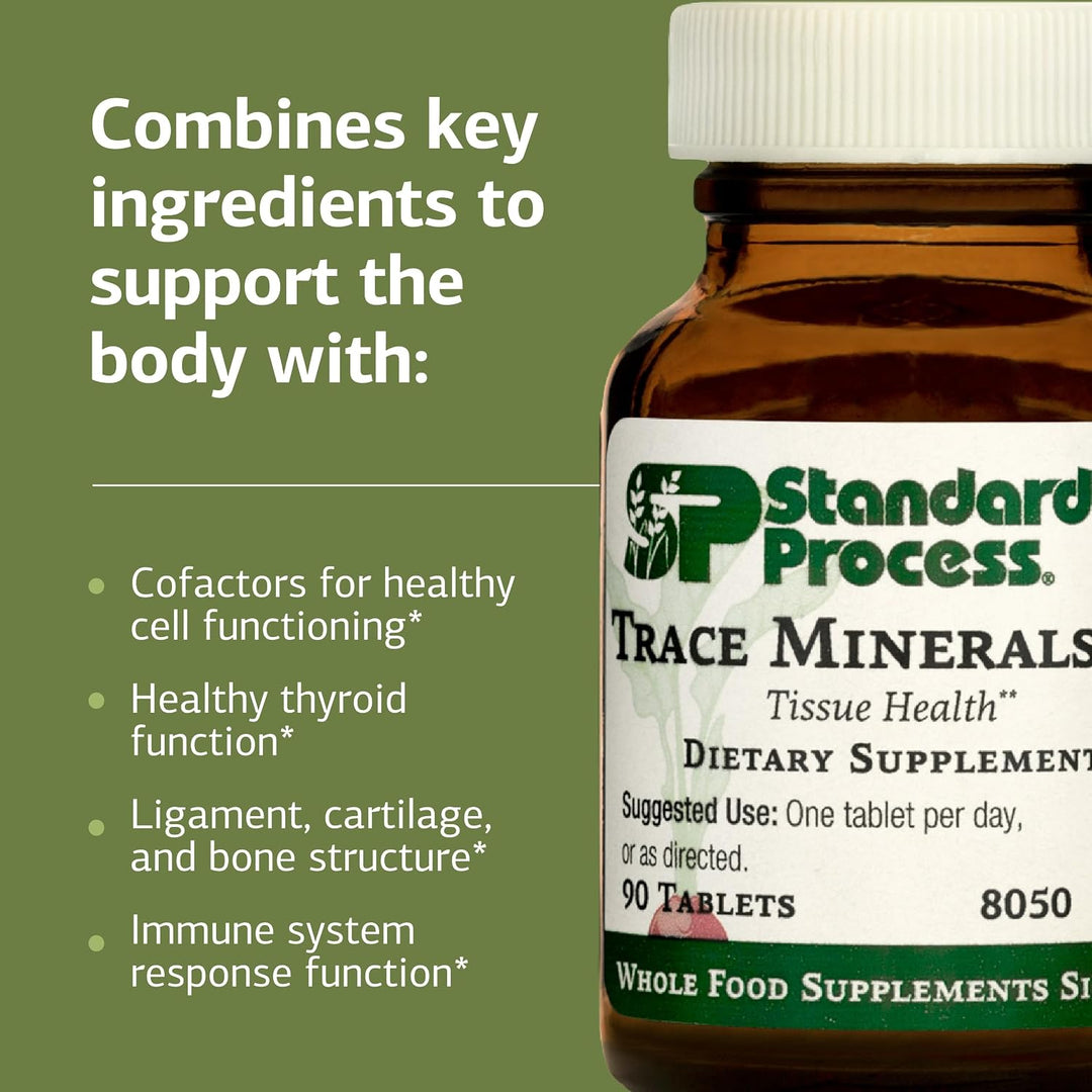 Standard Process Trace Minerals-B12 - Bazo de alimentos integrales,...