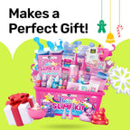 Original Stationery Kit de slime de unicornio que brilla en la oscuridad para niñas de 7 a 12 años, juego de fabricación de slime con más de 25 mezclas y activador, divertida actividad de manualidades creativa, regalo de cumpleaños para niños