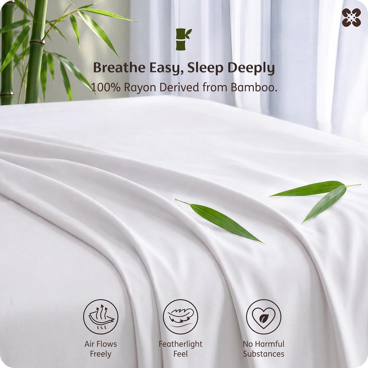 Juego de sábanas de bambú Bedsure