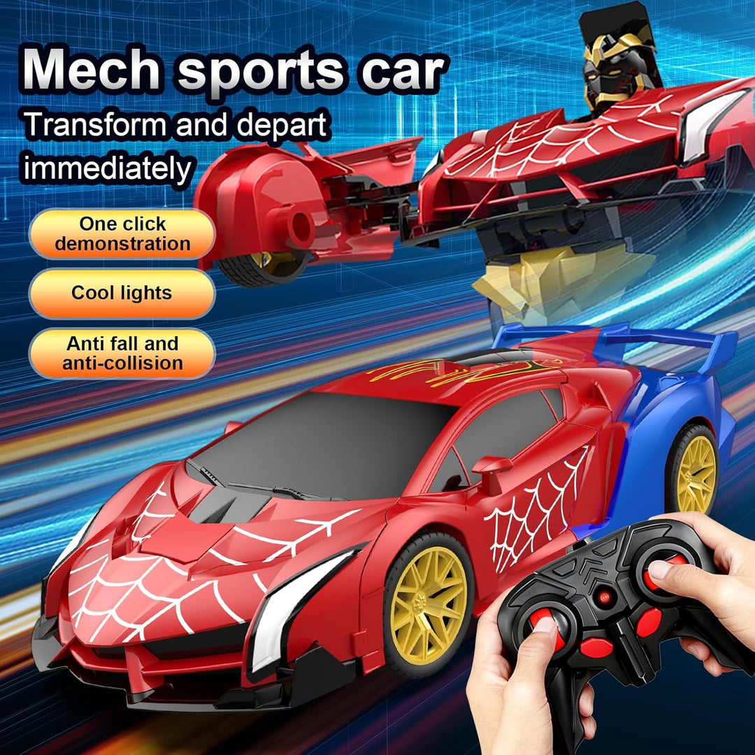 Blackma Transform Rc Cars para niños 4-7 8-12, 2.4Ghz 1:18 escala 1...