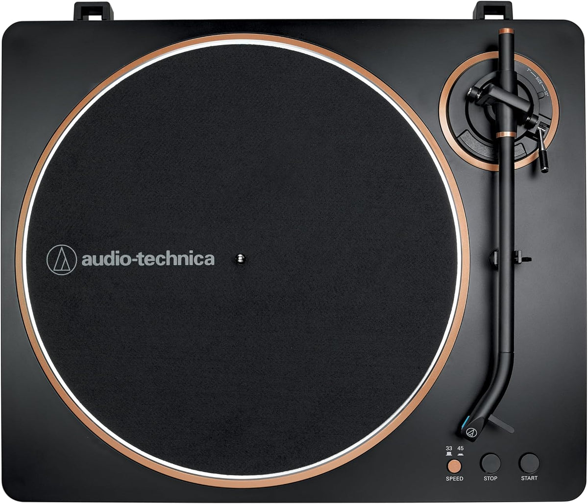 Audio-Technica AT-LP70X Tocadiscos Automático (Negro/Bronce)
