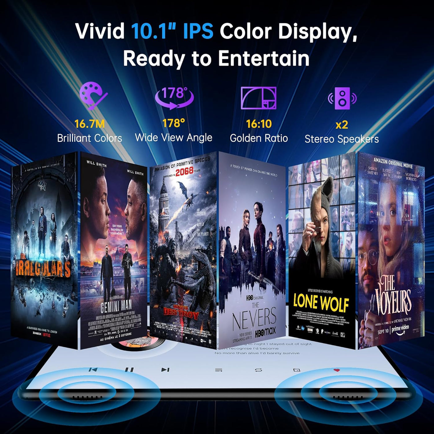 Topsand Tableta Android 14 con ranura para tarjeta SIM, tabletas ce...