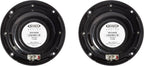 JENSEN MS5006B Bocina de cono doble, resistente al agua, color negro