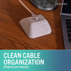 Smartish Magnetic Cord Holder, Cable Wrangler, Nightstand & Desk Organizer